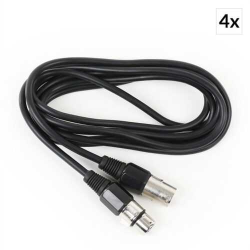 FrontStage sada čtyř XLR kabelů