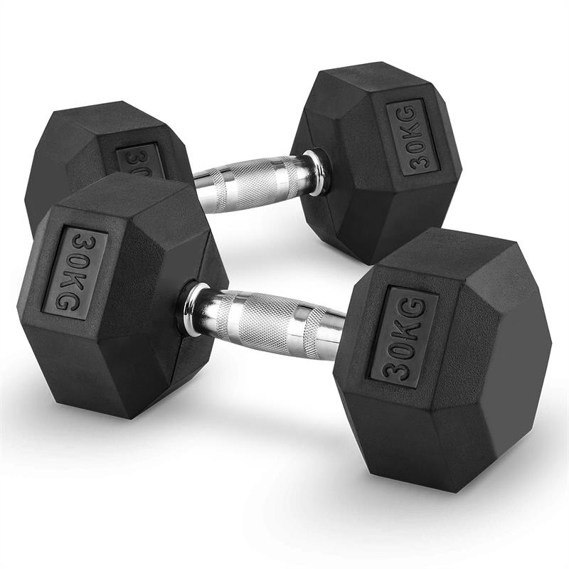 Capital Sports Hexbell Dumbbell Kurzhantel 30kg