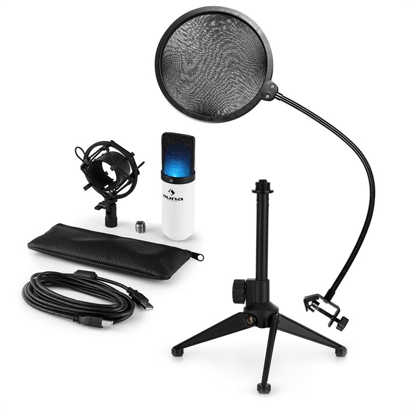 Auna MIC-900WH-LED V2