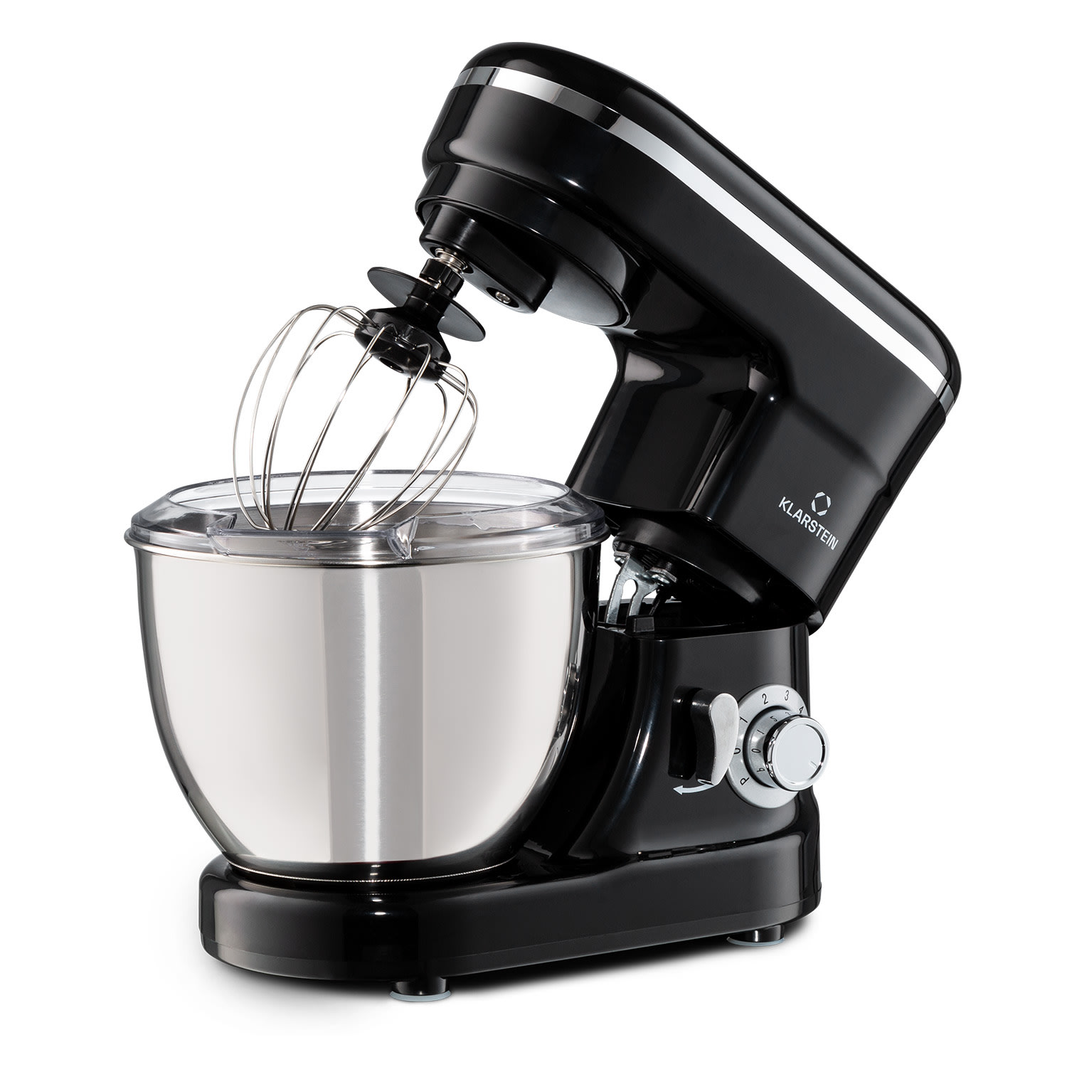Klarstein Bella Mini Mixing Robot 1200 W 6 stupňů 4 litry nerezová ocel pulzní funkce