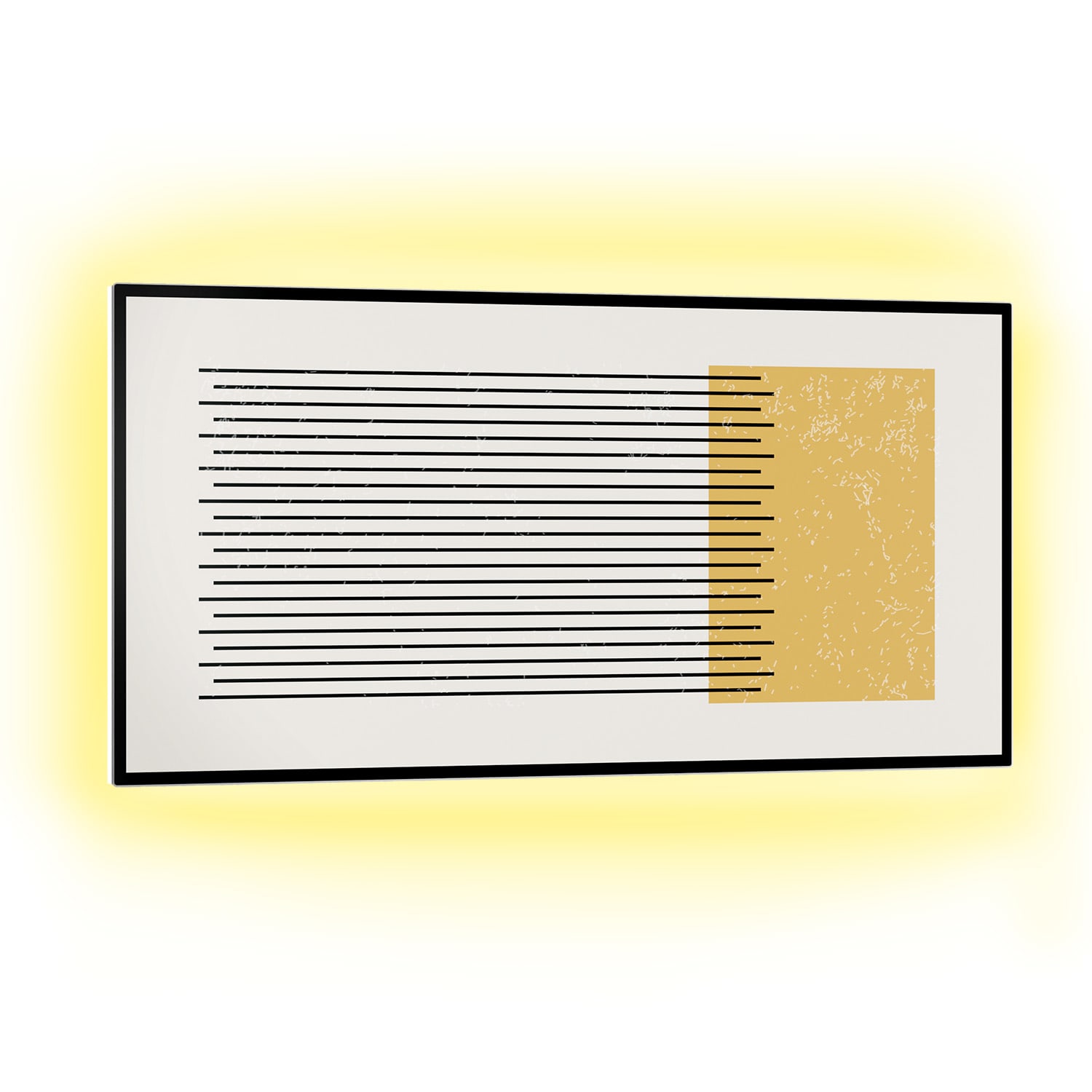 Klarstein Mojave 500 smart heater 2 v 1 Infračervený konvektor 120x60cm 1000W RGB osvětlení