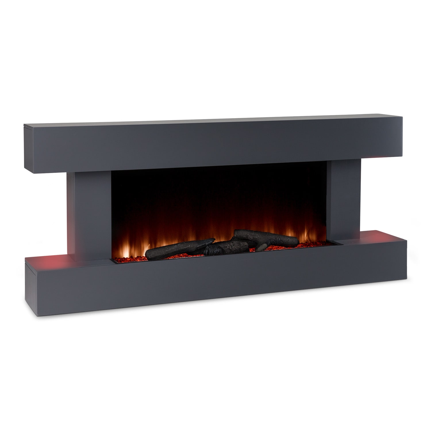 Klarstein Studio Light & Fire 1 Smart Fireplace 1000/2000W MDF WiFi Control