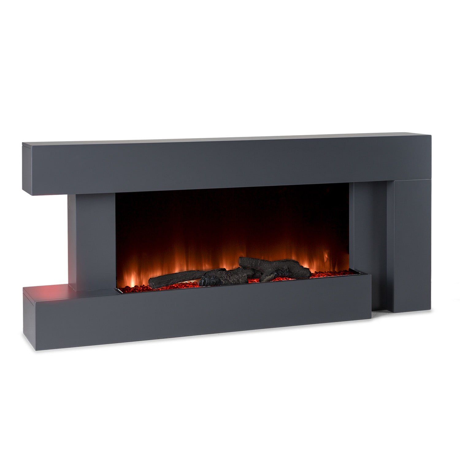Klarstein Studio Light & Fire 2 Smart Fireplace 1000/2000W MDF WiFi Control