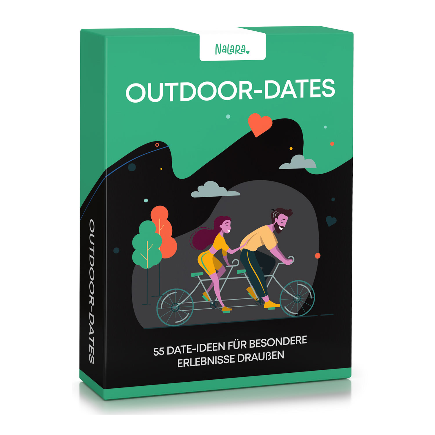 Spielehelden  Oudoor Dates karetní hra pro páry 55 nápadů milostné rande  svatební dar