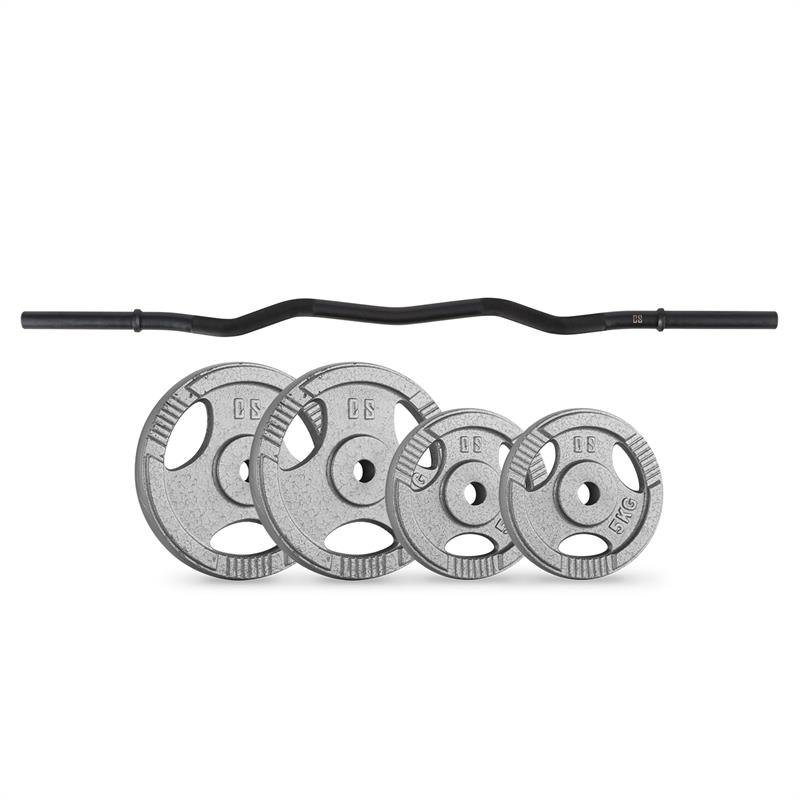 Capital Sports činkové kotouče Curl Bar