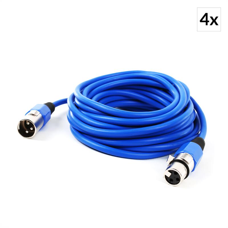 FrontStage sada čtyř XLR kabelů