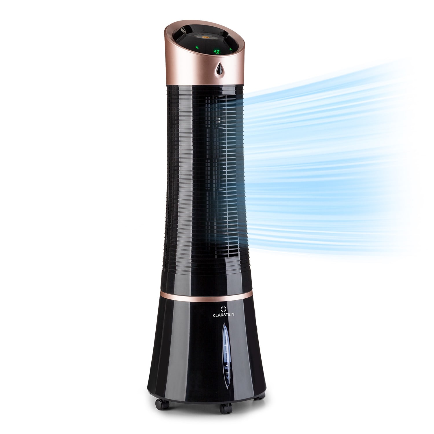 Klarstein Skyscraper Ice Smart 4 v 1 Ochlazovač vzduchu a ventilátor WiFi 210 m³/h dálkové ovládání