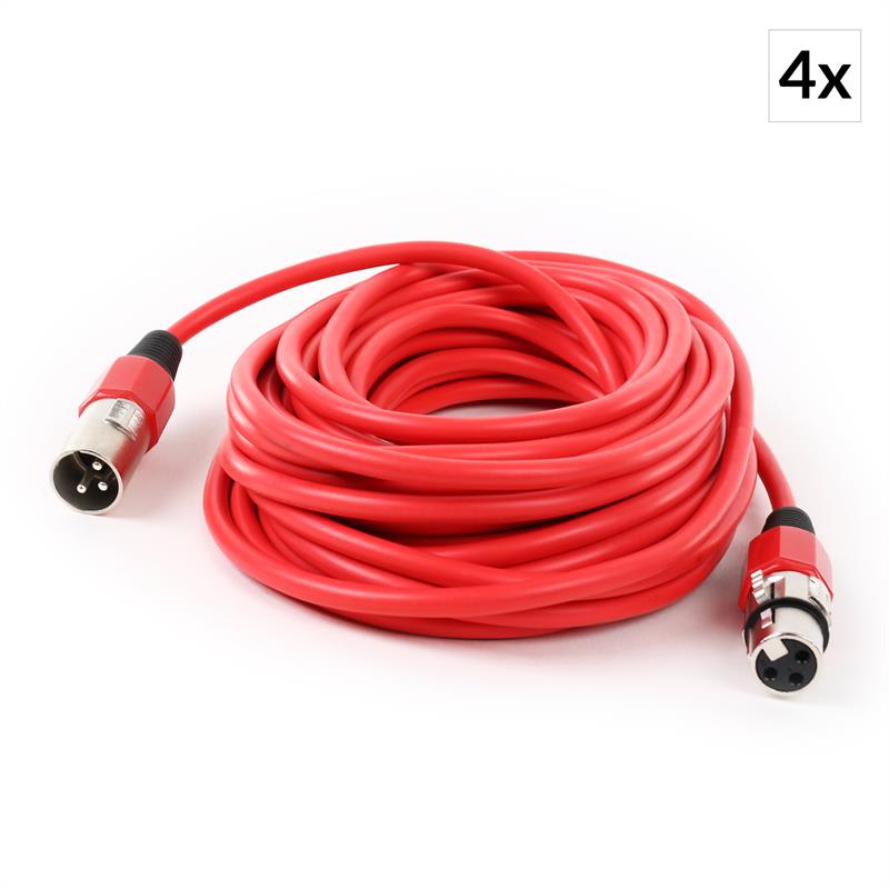 FrontStage 4x XLR-kabel samec k samici