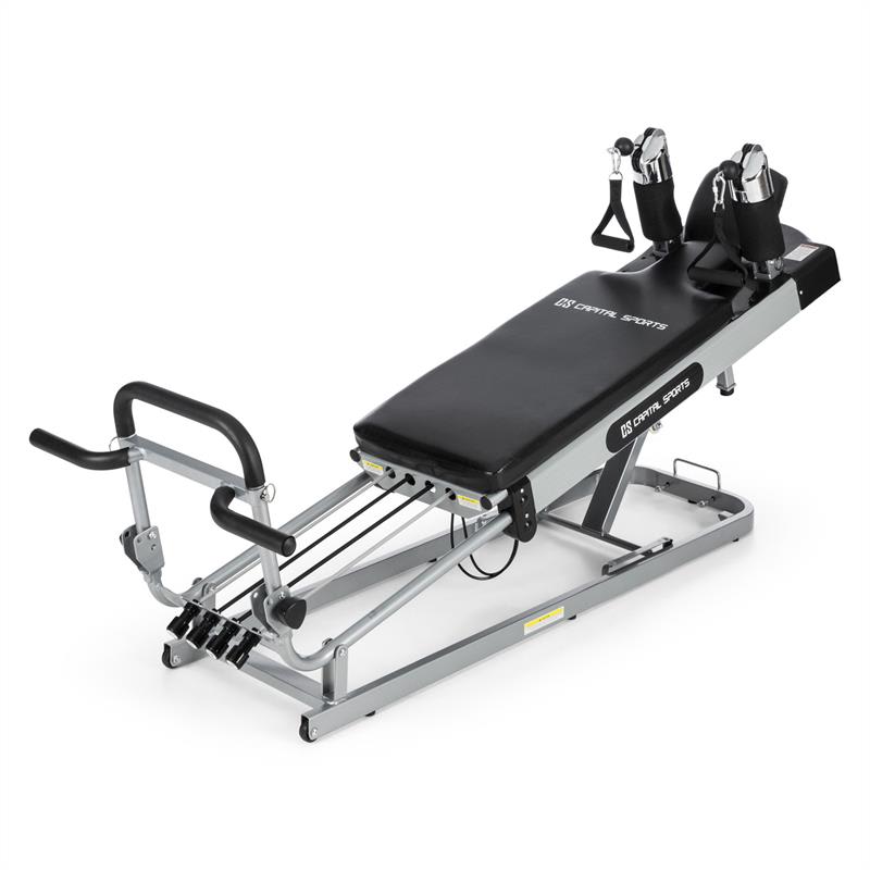 Capital Sports Pilato Pilates Reformer lavička na pilates max. 120kg výškově nastavitelná