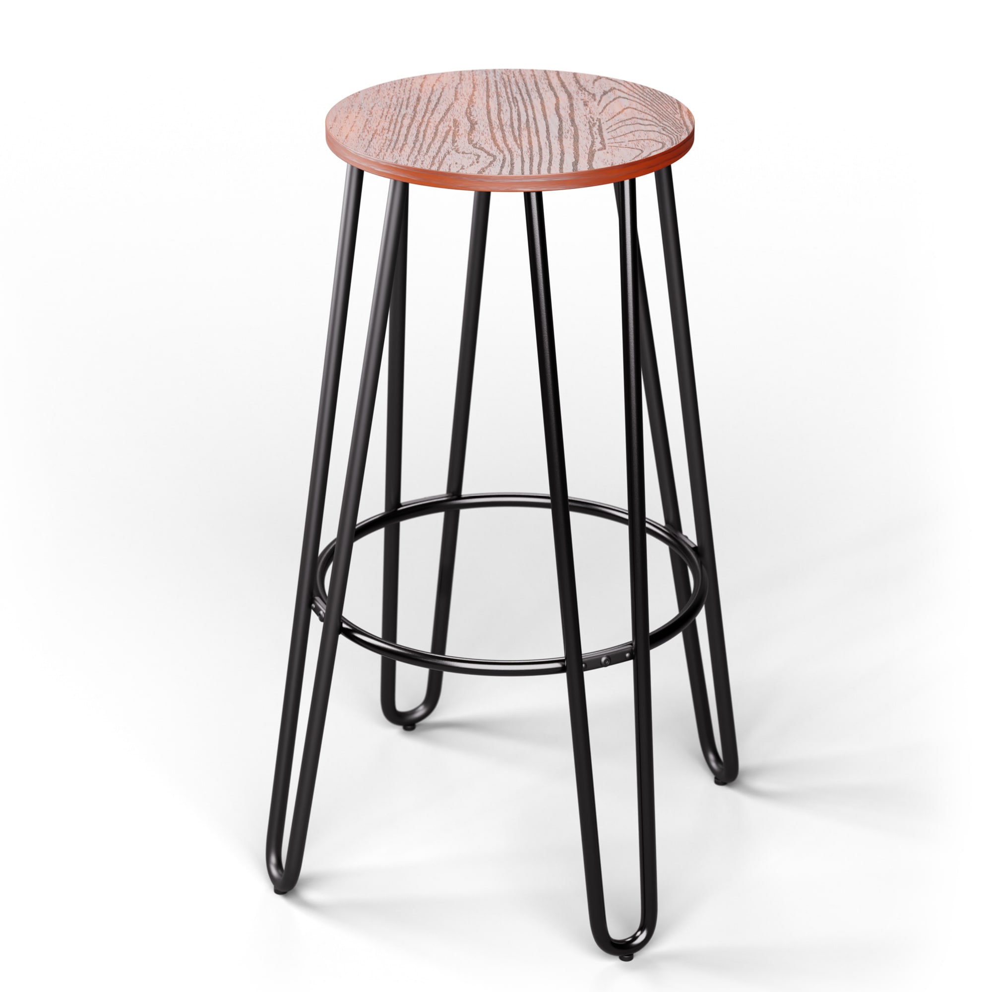 Blumfeldt Židle Bistro Hamilton 2 ks Ø33cm Dřevěný ocelový rám