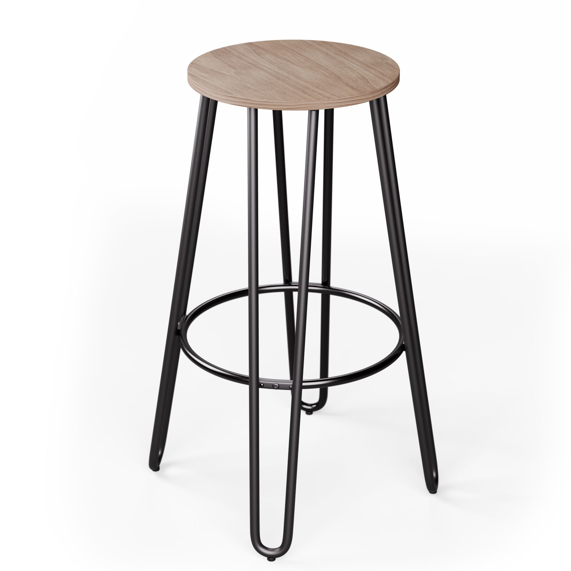 Blumfeldt Židle Bistro Hamilton 2 ks Ø33cm Dřevěný ocelový rám