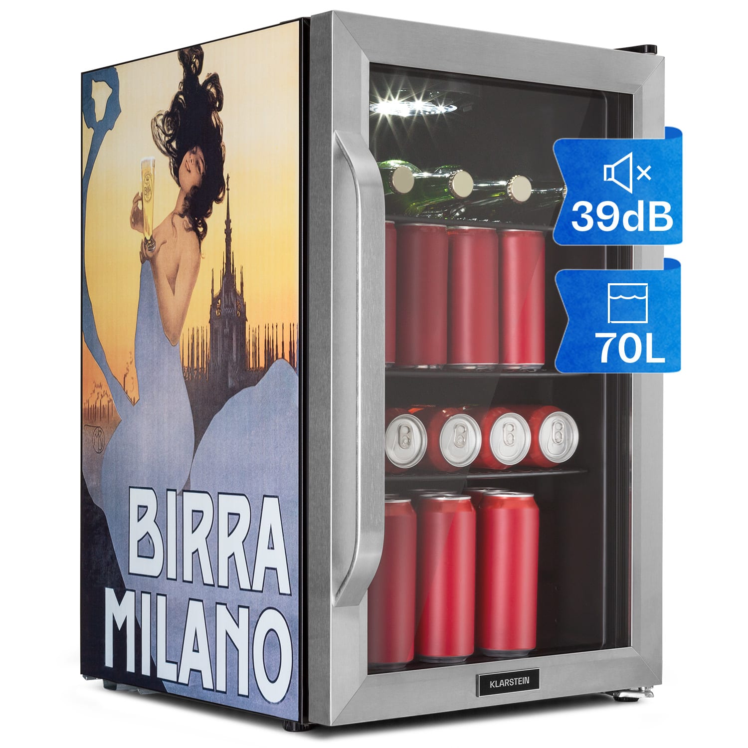 Klarstein Beersafe 70 Birra Milano Edition
