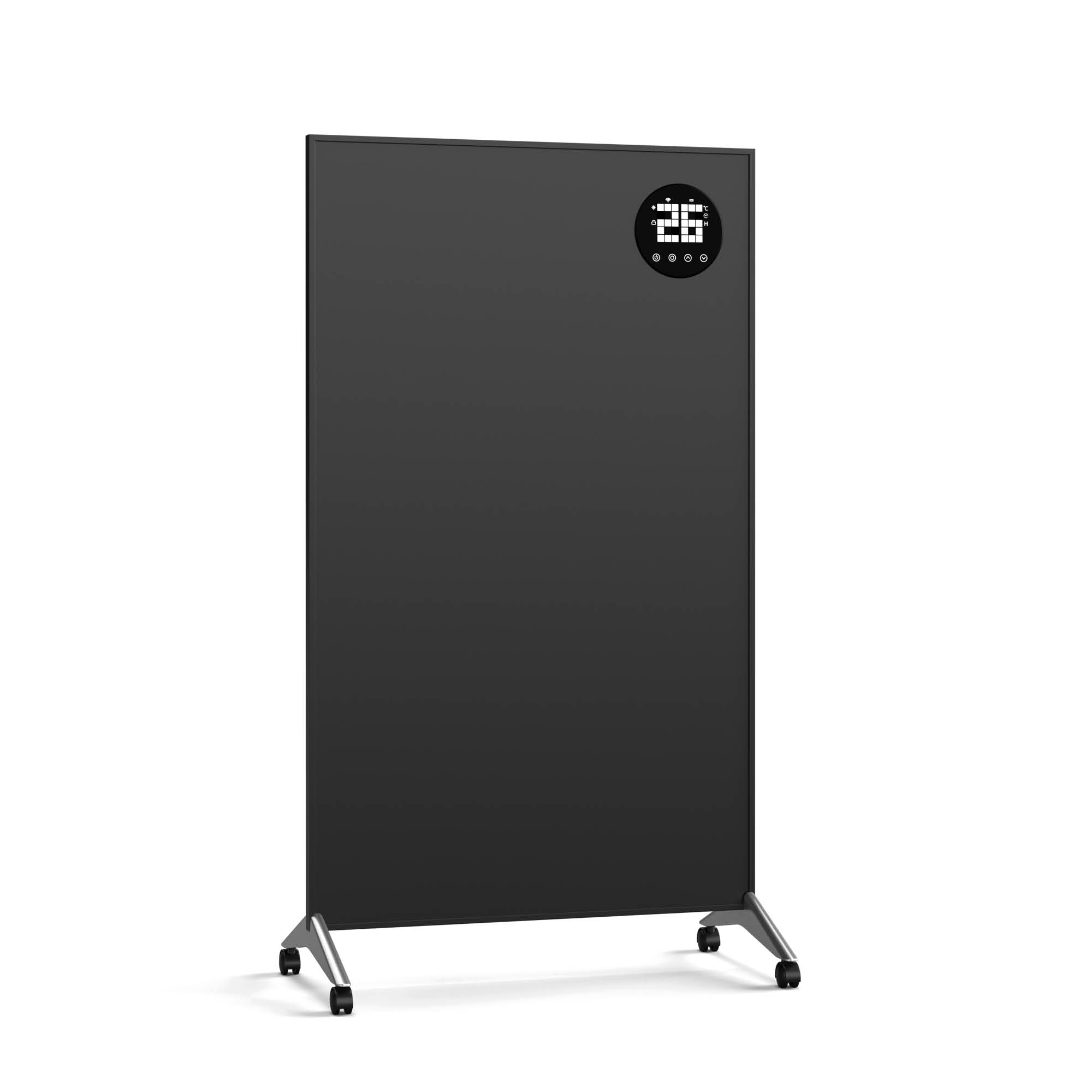 Klarstein Wonderwall Smart Bornholm Infračervený ohřívač | 800 W | Inteligentní ovládání | montáž na zeď | LED-Displej