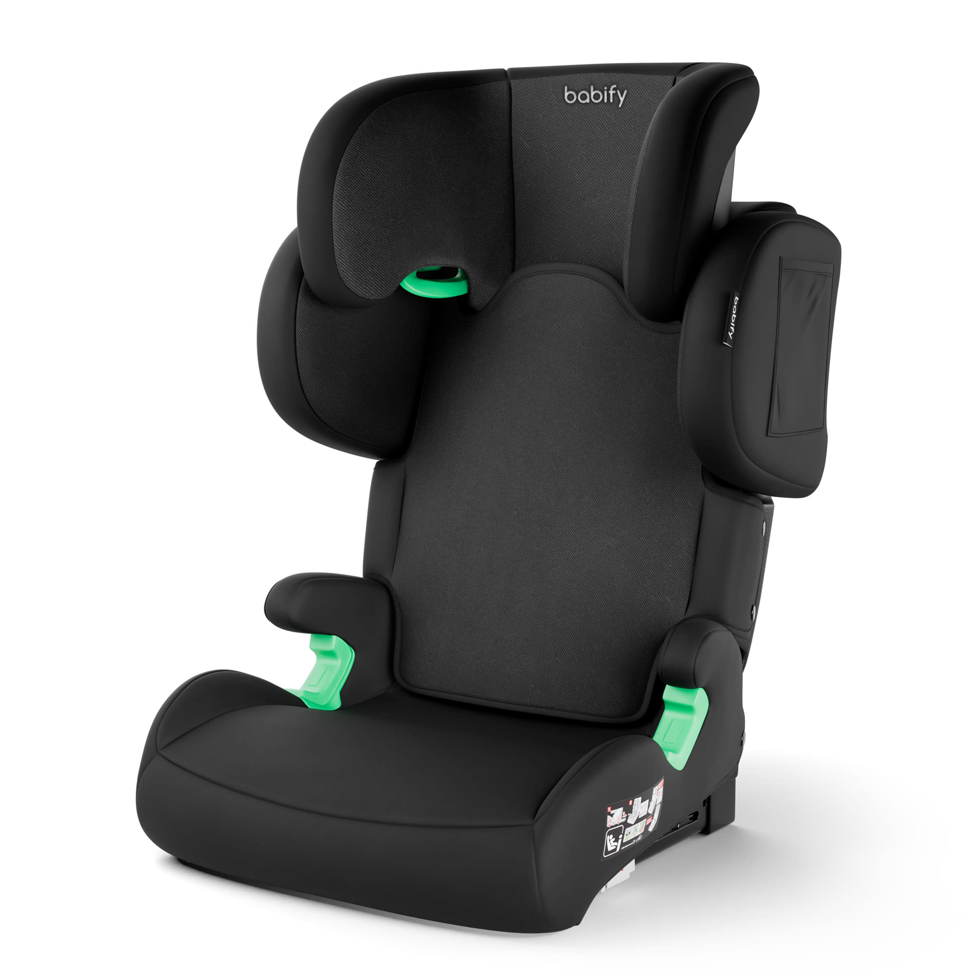 Babify FlexiFit Premium autosedačka | 3-12 let | skládací | ISO-Fix | nastavitelná opěrka hlavy boků | omyvatelná