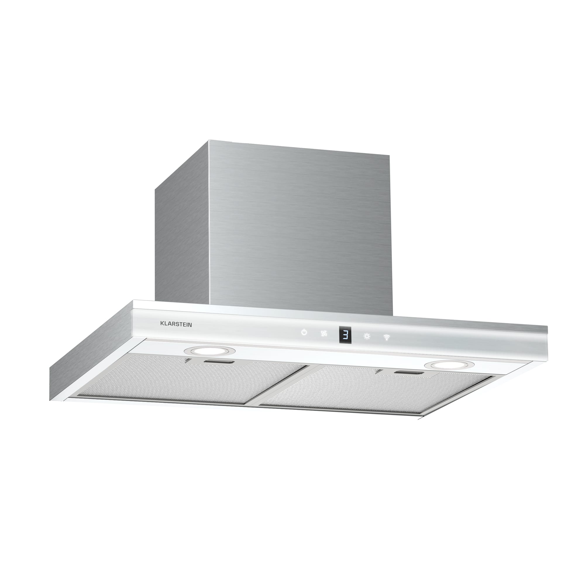 Klarstein Odsavač par Auriana | Ambient Light | 700 m³/h | Wi-Fi | Touch | LED