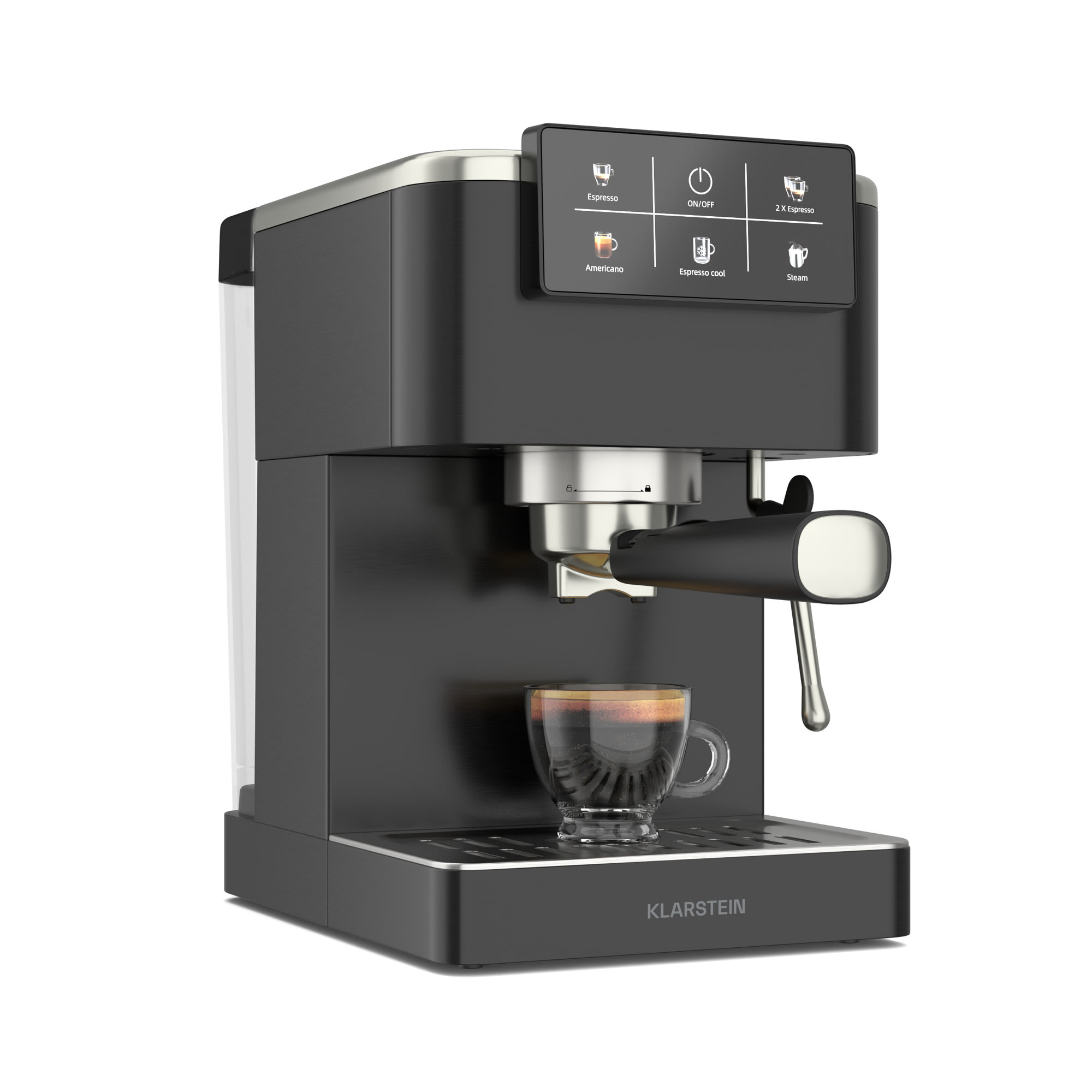 Klarstein SteelPresso kávovar s portafiltrem