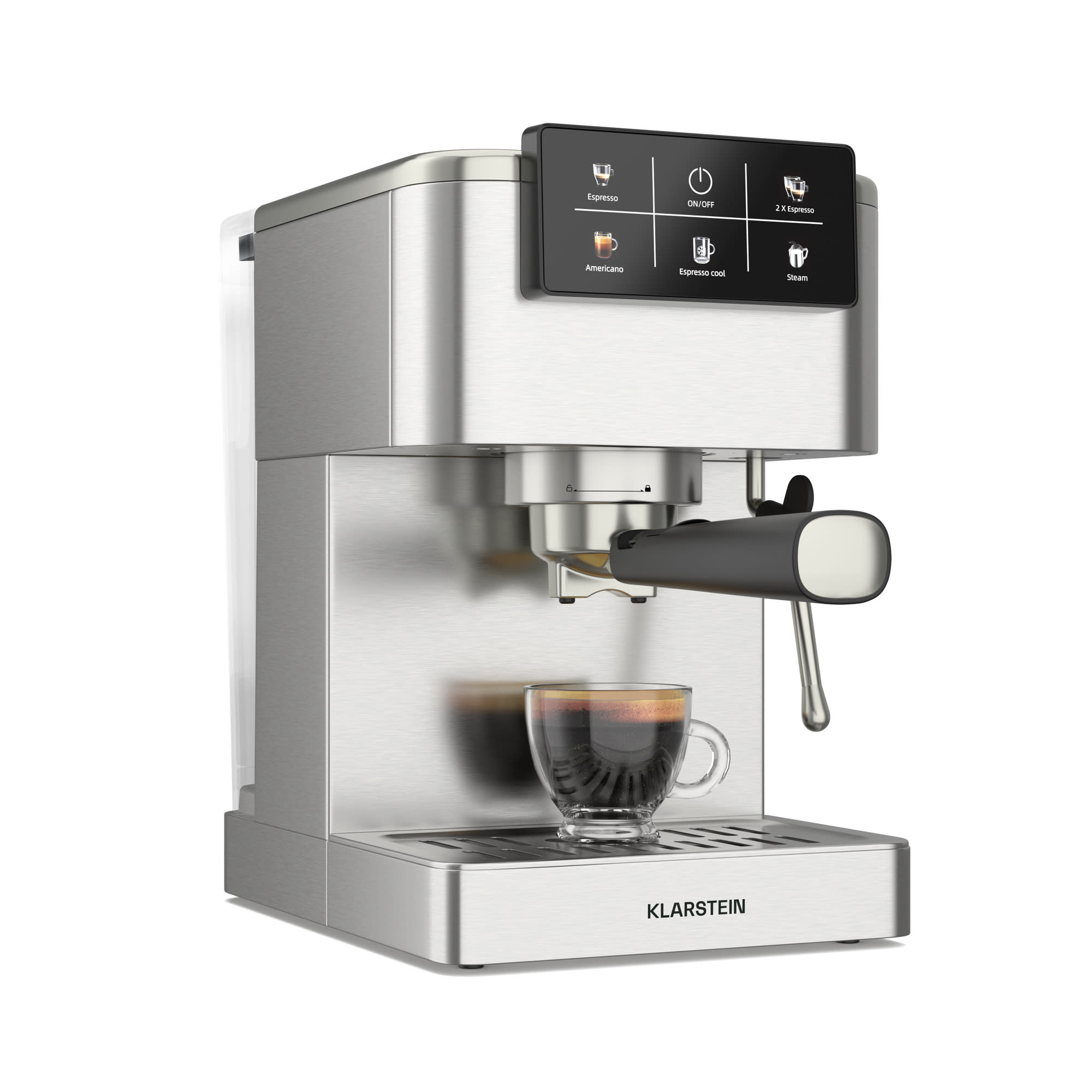 Klarstein SteelPresso kávovar s portafiltrem