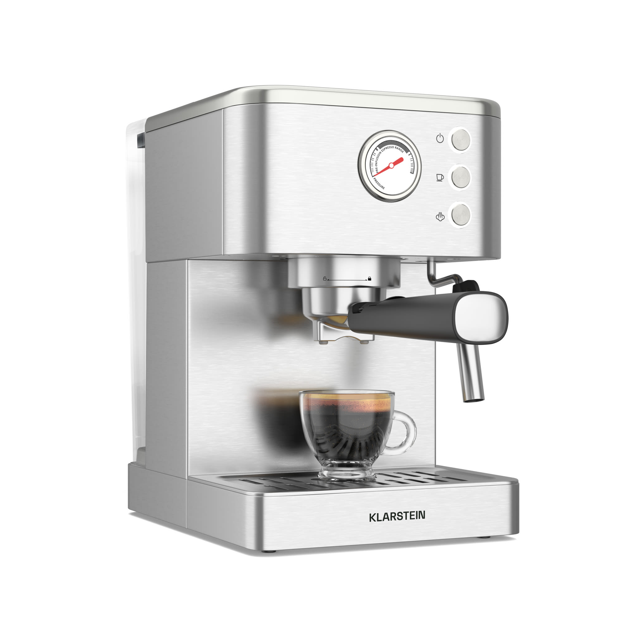 Klarstein SteelPresso kávovar s portafiltrem