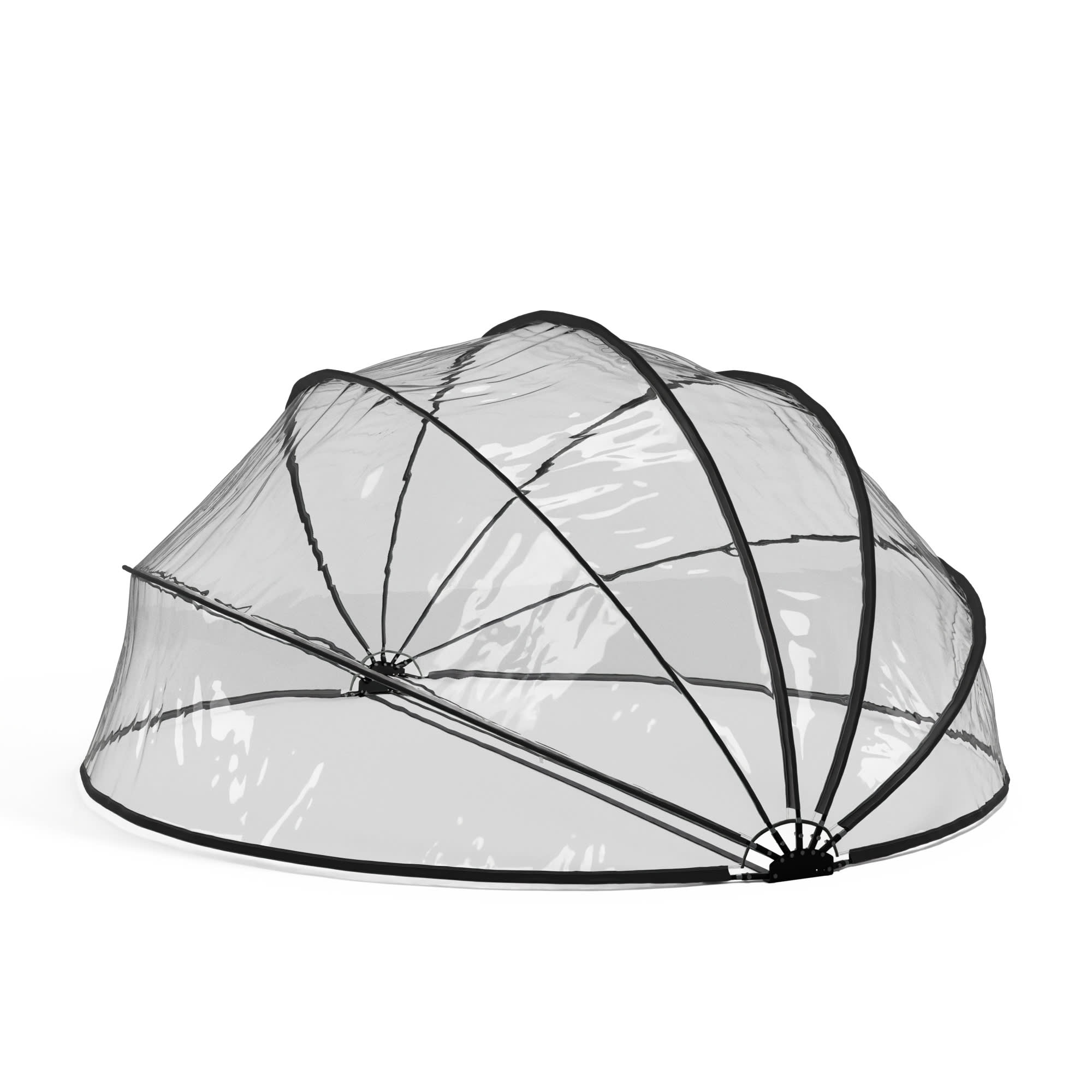 Blumfeldt ArmadilloShade bazénový altán | Kulatý | Sklolaminát | UV ochrana | Transparentní