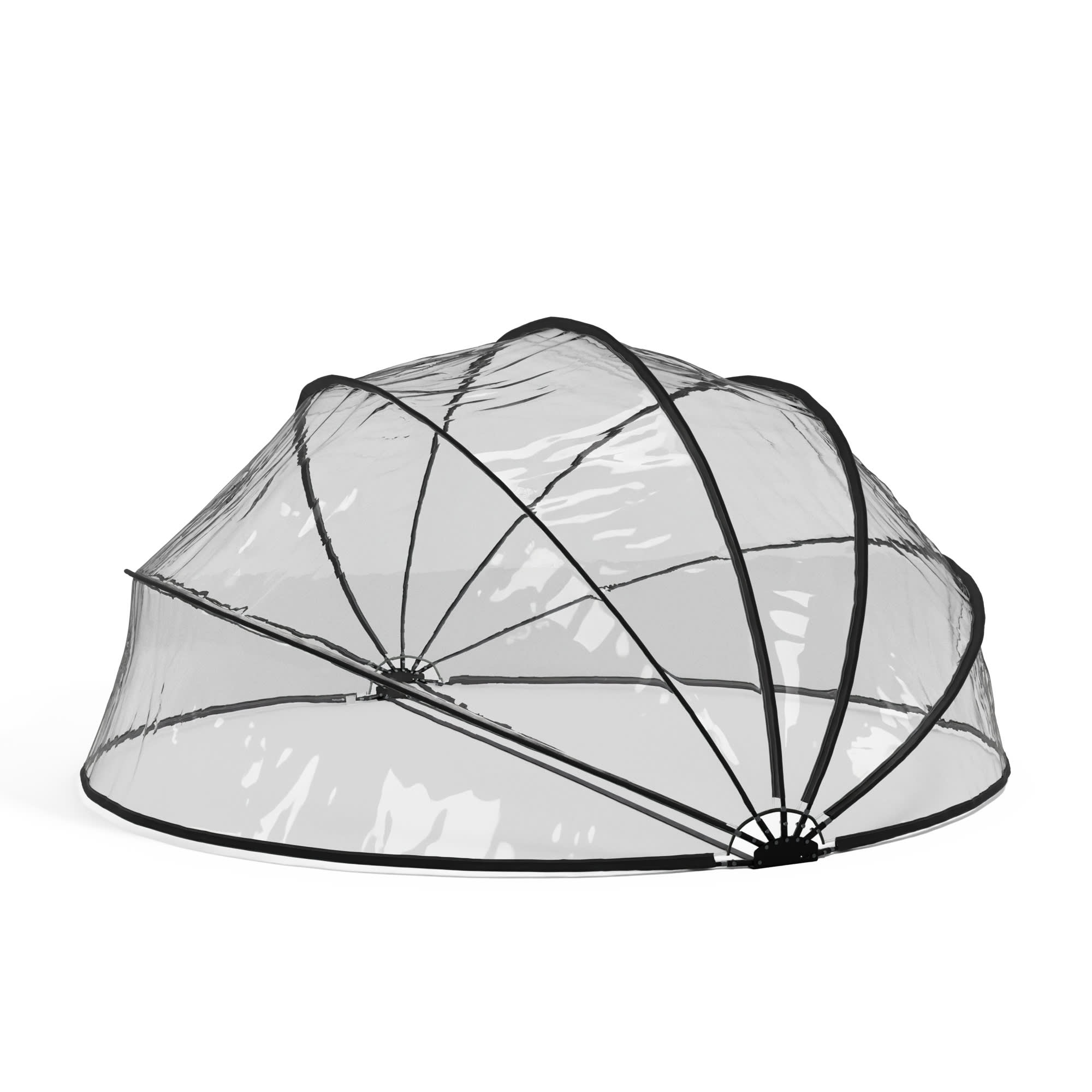 Blumfeldt ArmadilloShade bazénový altán | Kulatý | Sklolaminát | UV ochrana | Transparentní