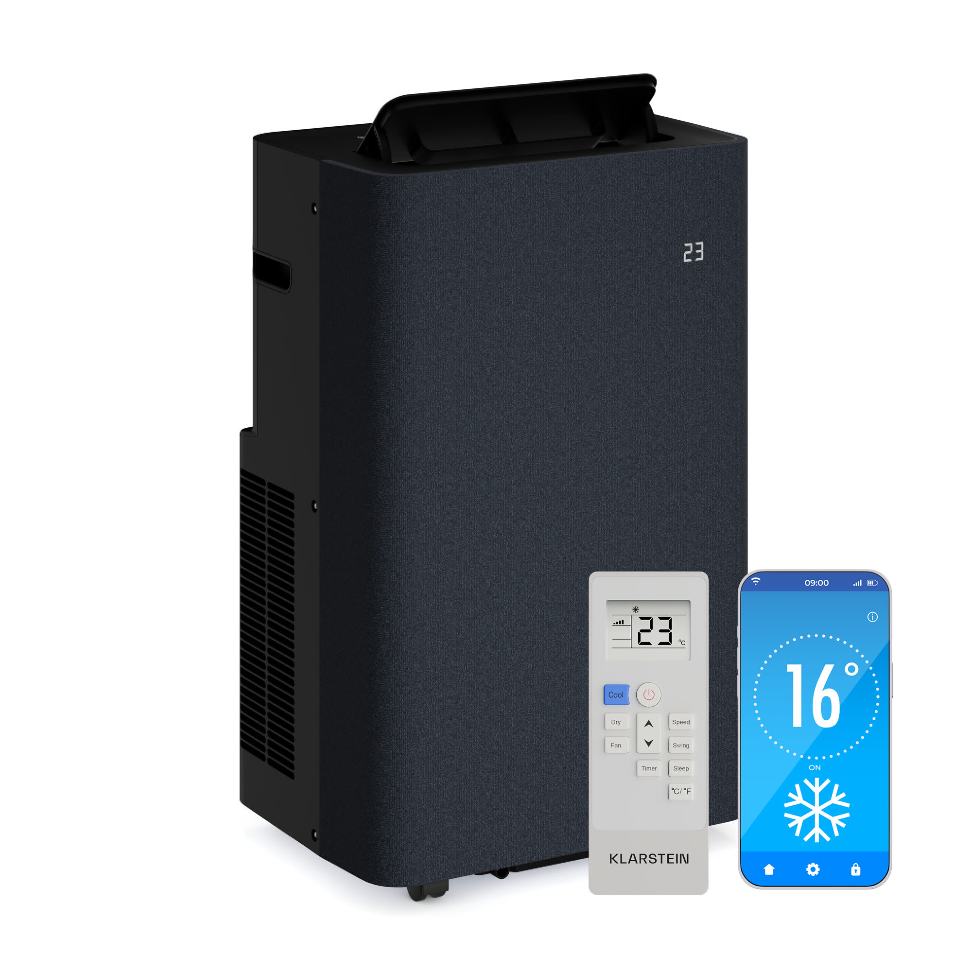 Klarstein AireLux přenosná klimatizace | 14000 BTU | Smart Control | Moderní
